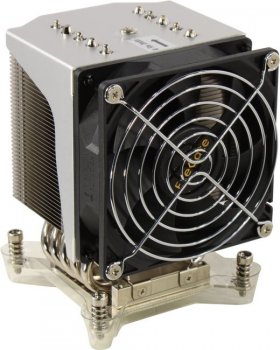 Вентилятор ExeGate EX293433RUS ESNK-P0050AP4.PWM.4U.2011.Cu (Al+Cu, 4U, 5 тепл. трубок, LGA2011/2066, TDP 165W, Fan 80mm, PWM, 1900-3800RPM, 2 ball be