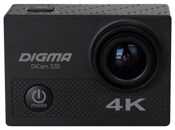 Экшн-камера Digma DiCam 320 черный