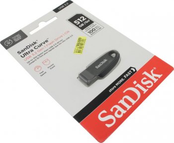 Накопитель USB SanDisk Ultra Curve <SDCZ550-512G-G46> USB3.2 Flash Drive 512Gb(RTL)