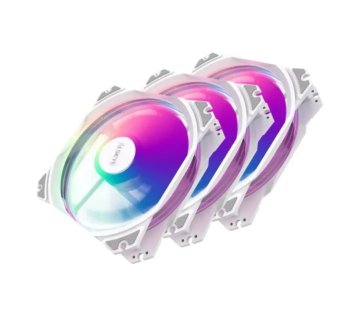Вентилятор в корпус Alseye M120-PWA FAN 120mm, 800~1700rpm, 31~66CFM, 19.4~33.8dBA, AURA RGB, PWM + 3pin Aura, RTL