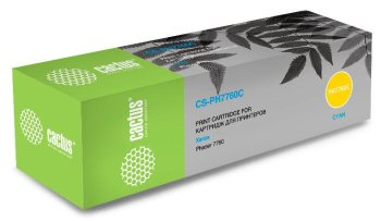 Картридж Cactus 106R01160 CS-PH7760C голубой бар.в компл. (25000стр.) для Xerox Phaser 7760/7760dn/7760dx/7760dxf