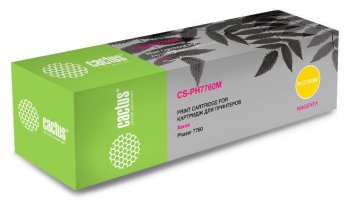 Картридж Cactus CS-PH7760Y 106R01162 желтый бар.в компл. (25000стр.) для Xerox Phaser 7760/7760dn/7760dx/7760dxf