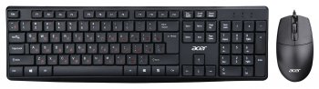 Комплект клавиатура + мышь Acer OMW141 клав:черный мышь:черный USB (ZL.MCEEE.01M)