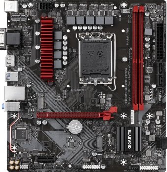 Материнская плата GIGABYTE B760M GAMING DDR4 (RTL) LGA1700 <B760> PCI-E Dsub+HDMI+DP 2.5GbLAN SATA MicroATX 2DDR4