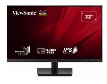 Монитор ViewSonic 31.5" VA3209-2K-MHD черный IPS LED 4ms 16:9 HDMI M/M матовая 250cd 178гр/178гр 2560x1440 DP 2K 7.3кг