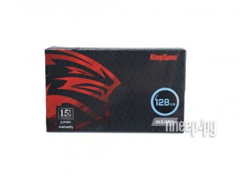 Твердотельный накопитель (SSD) 128 Gb mSATA KingSpec <MT-128>