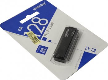 Накопитель USB SmartBuy Clue <SB128GBCLU-K3> USB3.1 Flash Drive 128Gb (RTL)