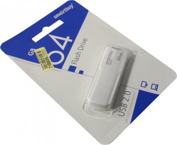 Накопитель USB SmartBuy Clue <SB64GBCLU-W3> USB3.1 Flash Drive 64Gb (RTL)