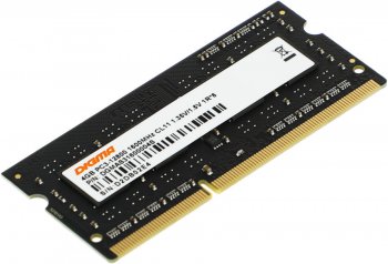 Оперативная память для ноутбуков 4Gb 1600MHz Digma DGMAS31600004S RTL PC3-12800 CL11 SO-DIMM 204-pin 1.35В single rank