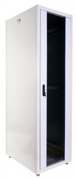 Шкаф коммутационный ЦМО (ШТК-Э-42.6.8-44АА) напольный 42U 600x800мм пер.дв.перфор. задн.дв.перфор. 2 бок.пан. направл.под закл.гайки 710кг серый 715мм