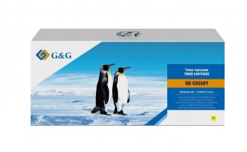 Картридж G&G GG-C055HY 055H желтый (5900стр.) для Canon LBP663Cdw/LBP664Cx/MF746Cx/MF742Cdw/MF744Cdw