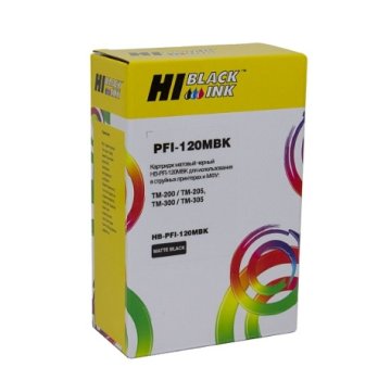Картридж Hi-Black PFI-320BK для Canon imagePROGRAF TM-200/200MFP/205/300/300FMP/305, ВК