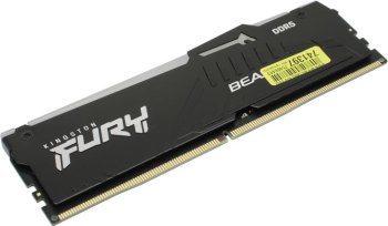 Оперативная память Kingston 16GB DDR5 5600MHz DIMM FURY Beast RGB XMP Gaming Memory KF556C40BBA-16 Non-ECC, CL40, 1.25V, 1RX8 40-40-40 288-pin 16Gbit,