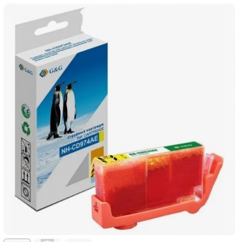 Картридж G&G GG-CD974AE желтый (14.6мл) для HP Officejet 6000/6500/6500A/7000/7500A