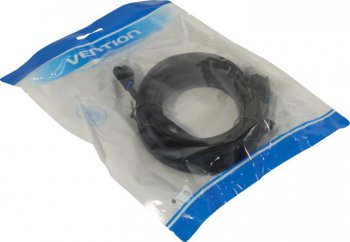 Кабель UTP Patch Cord UTP кат.6 8м, чёрный, плоский