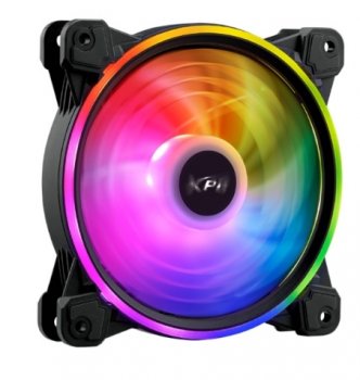 Вентилятор XPG <HURRICANE120ARGBPWM-BKCWW> (4пин, 120x120x25мм, 18.17дБ, 600-2000об/мин)