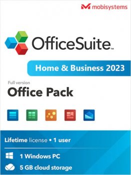 OfficeSuite Home and Business 2023 (Windows) - Lifetime license (Онлайн поставка)