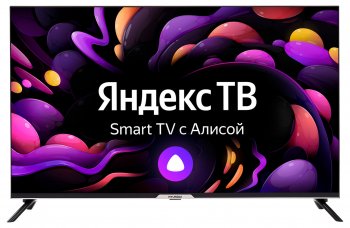 Телевизор-LCD Hyundai 43" H-LED43BU7003 Яндекс.ТВ Frameless черный 4K Ultra HD 60Hz DVB-T DVB-T2 DVB-C DVB-S DVB-S2 USB WiFi Smart TV