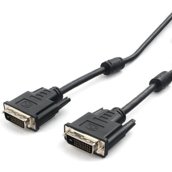 Кабель DVI-D dual link Cablexpert CC-DVI2L-BK-10, 25M/25M, 3.0м, CCS, черный, экран, феррит.кольца, пакет