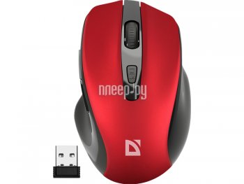 Мышь беспроводная Defender Prime Wireless Optical Mouse <MB-053> (RTL) USB 6btn+Roll <52052>