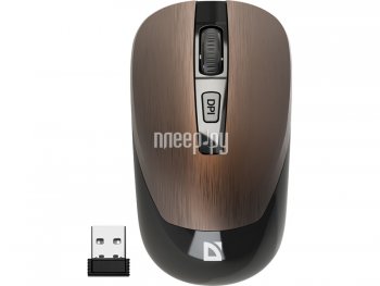 Мышь беспроводная Defender Wave Wireless Optical Mouse <MM-995> (RTL) USB 4btn+Roll <52992>