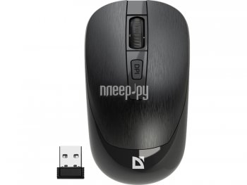 Мышь беспроводная Defender Wave Wireless Optical Mouse <MM-995> (RTL) USB 4btn+Roll <52995>