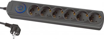 Сетевой фильтр Ippon BK-6-EU-5-10-B <Black> <5м> ( 6 розеток )<1804812>