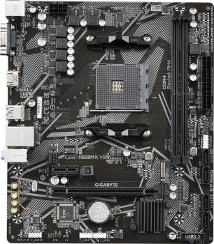 Материнская плата GIGABYTE A520M K V2 (RTL) AM4 <AMD A520> PCI-E Dsub+HDMI GbLAN SATA MicroATX 2DDR4