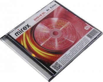 Диск DVD+R Mirex 8.5Gb 8x Dual Layer <204190>
