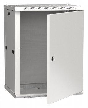 Шкаф коммутационный ITK Linea W (LWR3-12U64-MF) настенный 12U 600x450мм пер.дв.металл 90кг серый 350мм 29кг 200град. 635мм IP20 IK10 сталь