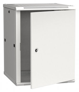 Шкаф коммутационный ITK Linea W (LWR3-15U66-MF) настенный 15U 600x600мм пер.дв.металл 90кг серый 500мм 200град. 770мм IP20 IK10 сталь