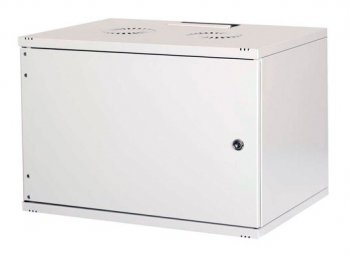 Шкаф коммутационный Lande NetBox Soho (LN-SH12U5460-LG-F0-2) настенный 12U 540x600мм пер.дв.металл задн.дв.стал.лист несъемн.бок.пан. направл.под закл