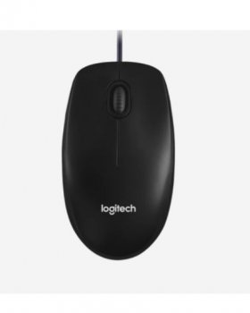 Мышь Logitech Mouse M100r Dark Grey <910-006765> (RTL) USB 3btn+Roll