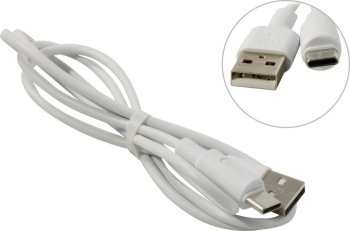 Кабель Hoco <X25 Type-C 1M White> USB 2.0 AM-->USB-C 1м