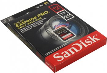 Карта памяти [NEW] SanDisk Extreme PRO <SDSDXXD-512G-GN4IN> SDXC Memory Card 512Gb UHS-I U3 Class10 V30