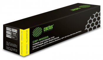 Картридж Cactus CSP-W2032A желтый (2100стр.) для HP LJ M454/MFP M479