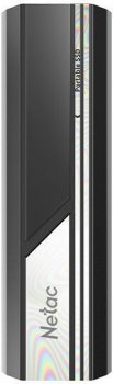 Внешний твердотельный накопитель (SSD) Netac USB-C 500Gb NT01ZX10-500G-32BK ZX10 2.5" черный