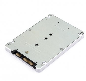 Корзина для жестких дисков для SSD диска M2 с выходом SATA пластиковый, белый