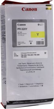 Картридж Canon PFI-320Y Yellow для TM-200/205/300/305
