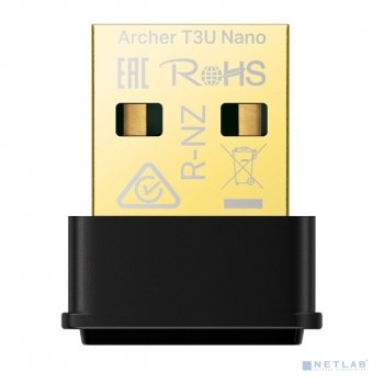 Адаптер беспроводной связи TP-LINK <Archer T3U Nano> Wireless USB Adapter (802.11a/b/g/n/ac)