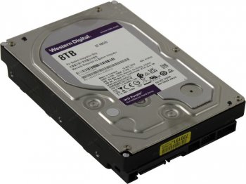 Жесткий диск 8 Тб SATA 6Гб/s Western Digital Purple <WD84PURU> 3.5"