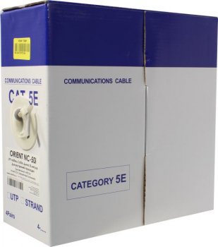 Кабель UTP 4 пары кат.5e <бухта 50м> Orient <NC-50i>
