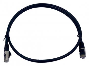 Кабель STP Buro BU-7-1M STP 4 пары cat.7 CCA molded 1м черный RJ-45 (m)-RJ-45 (m)