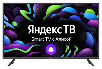 Телевизор-LCD Digma 43" DM-LED43UBB31 Яндекс.ТВ черный 4K Ultra HD 60Hz DVB-T DVB-T2 DVB-C DVB-S DVB-S2 USB WiFi Smart TV