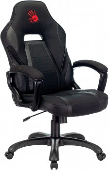 Кресло для геймера A4Tech Bloody GC-370 черный крестов.