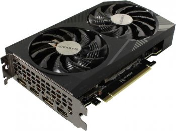 Видеокарта 12048 Мб <PCI-E> GDDR6 GIGABYTE GV-N3060WF2OC-12GD Rev2.0 (RTL) 2xHDMI+2xDP <GeForce RTX3060>