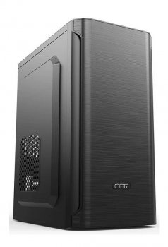 Корпус CBR PCC-MATX-MX10-450W2 mATX Minitower MX10, c БП PSU-ATX450-08EC (450W/80mm), 2*USB 2.0, HD Audio+Mic, Black