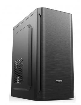 Корпус CBR PCC-MATX-MX10-400W2 mATX Minitower MX10, c БП PSU-ATX400-08EC (400W/80mm), 2*USB 2.0, HD Audio+Mic, Black