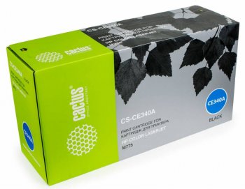 Картридж Cactus CS-CE340A CE340A черный (13500стр.) для HP CLJ M775