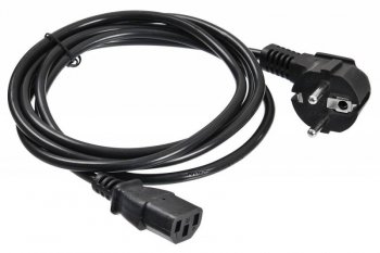Кабель питания Buro BU-PCAB-ZP IEC C13 Евровилка 1.8м